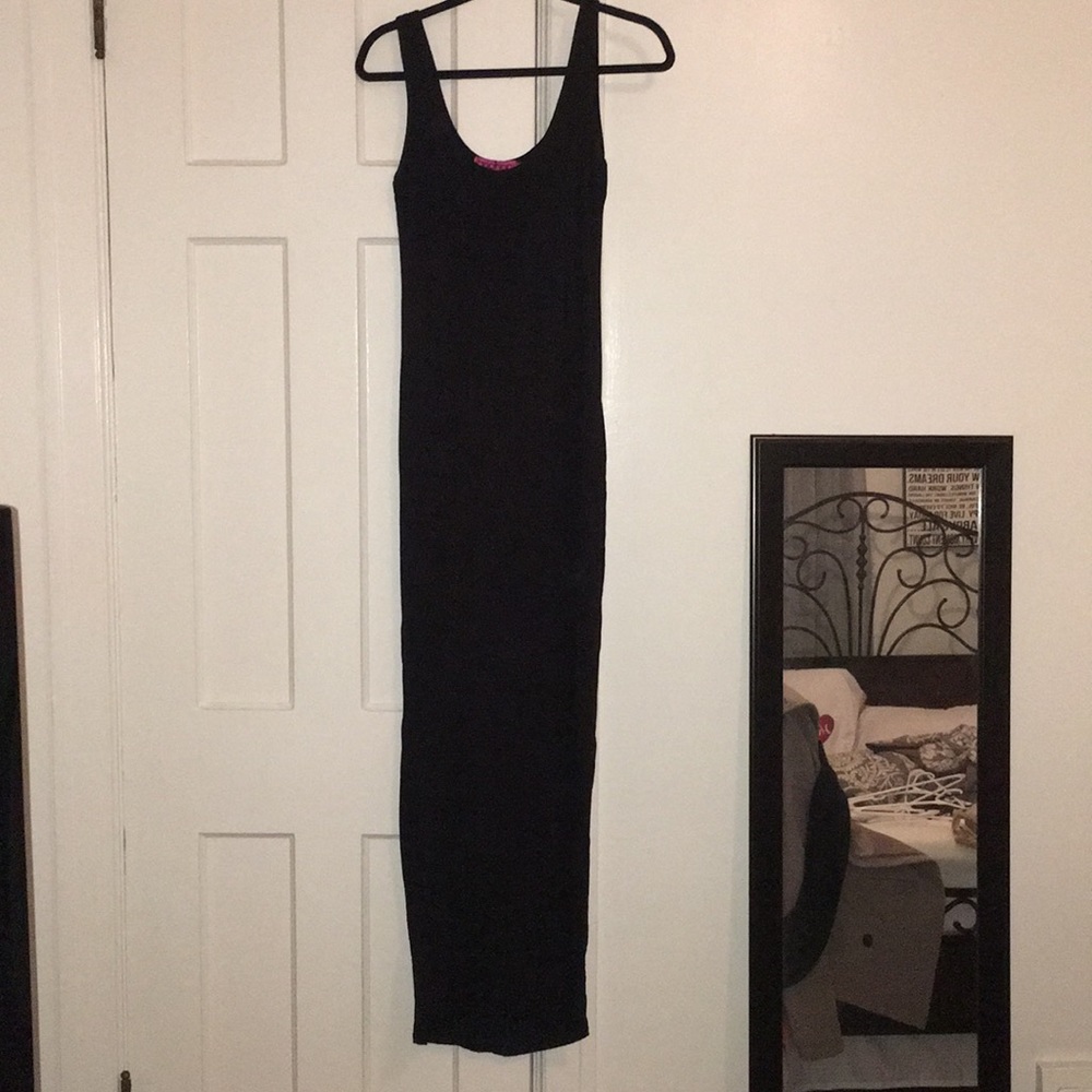 Boohoo Black Maxi Dress
